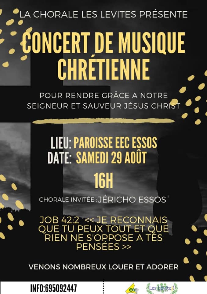 Concert de musique avec la Chorale les Lévites