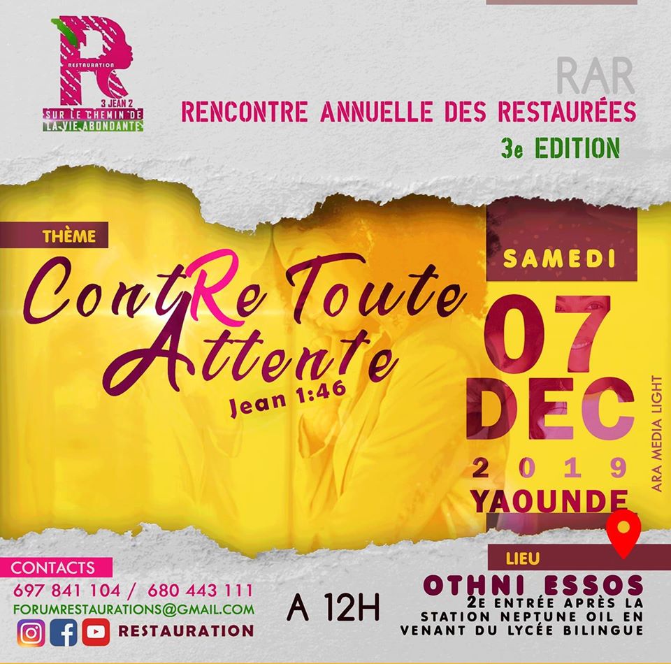 RAR 2019 : 3e édition de la Rencontre Annuelle des Restaurées