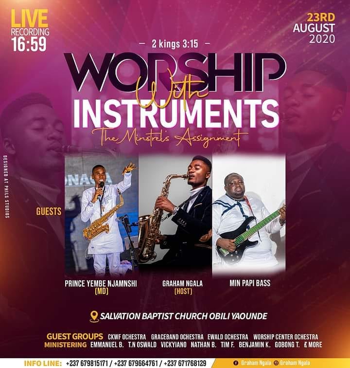 Worship with instruments live recording