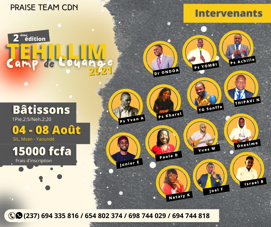 TEHILIM Camp de Louanges 2021