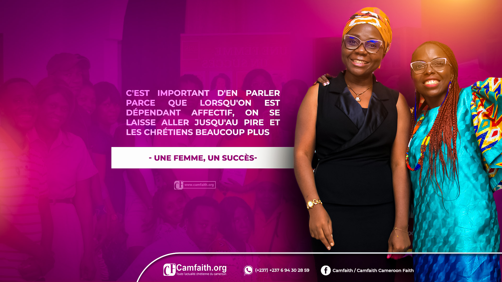 Women take control of emotional dependence