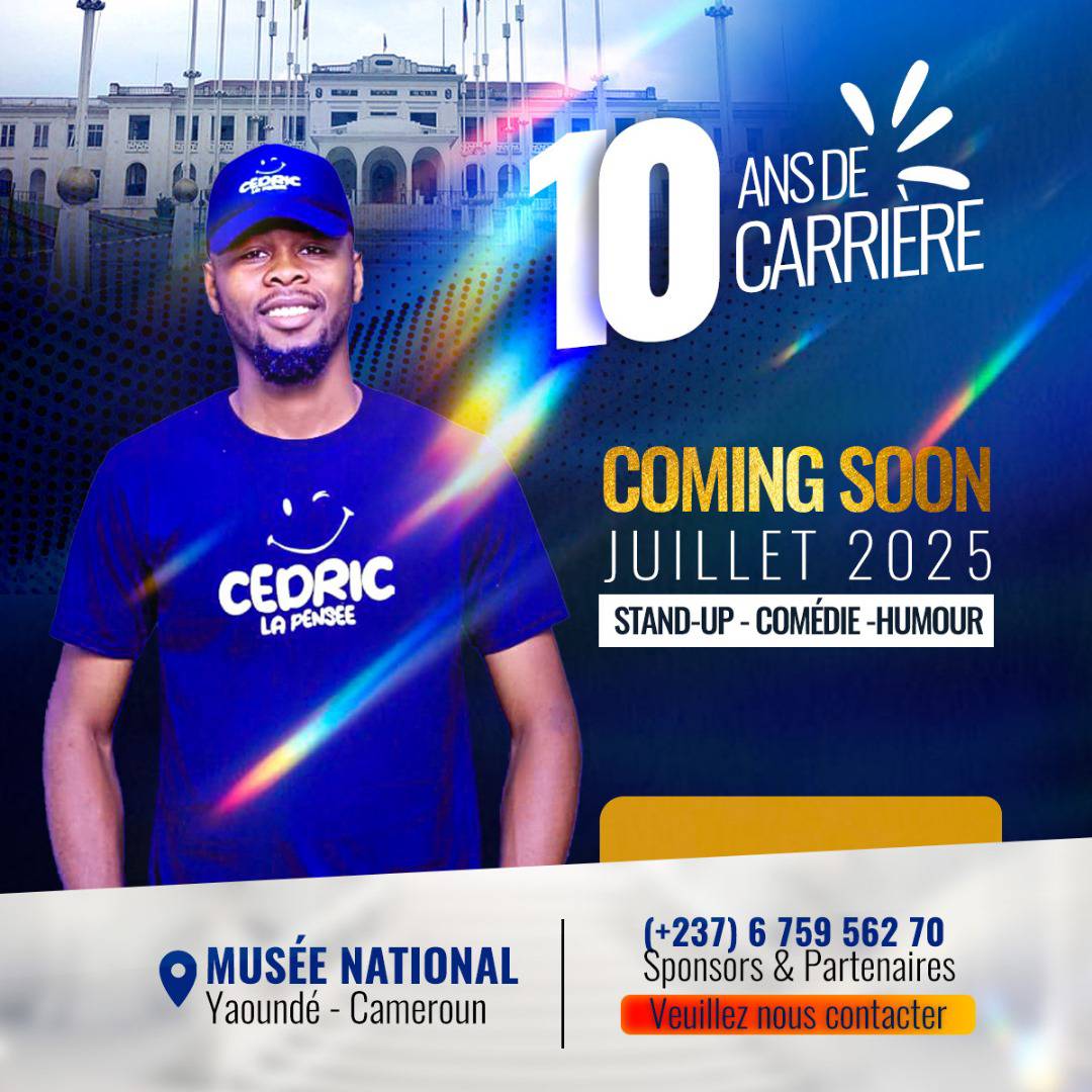 Cédric La Pensée cél&egrave;bre 10 ans de carri&egrave;re dans l'humour gospel