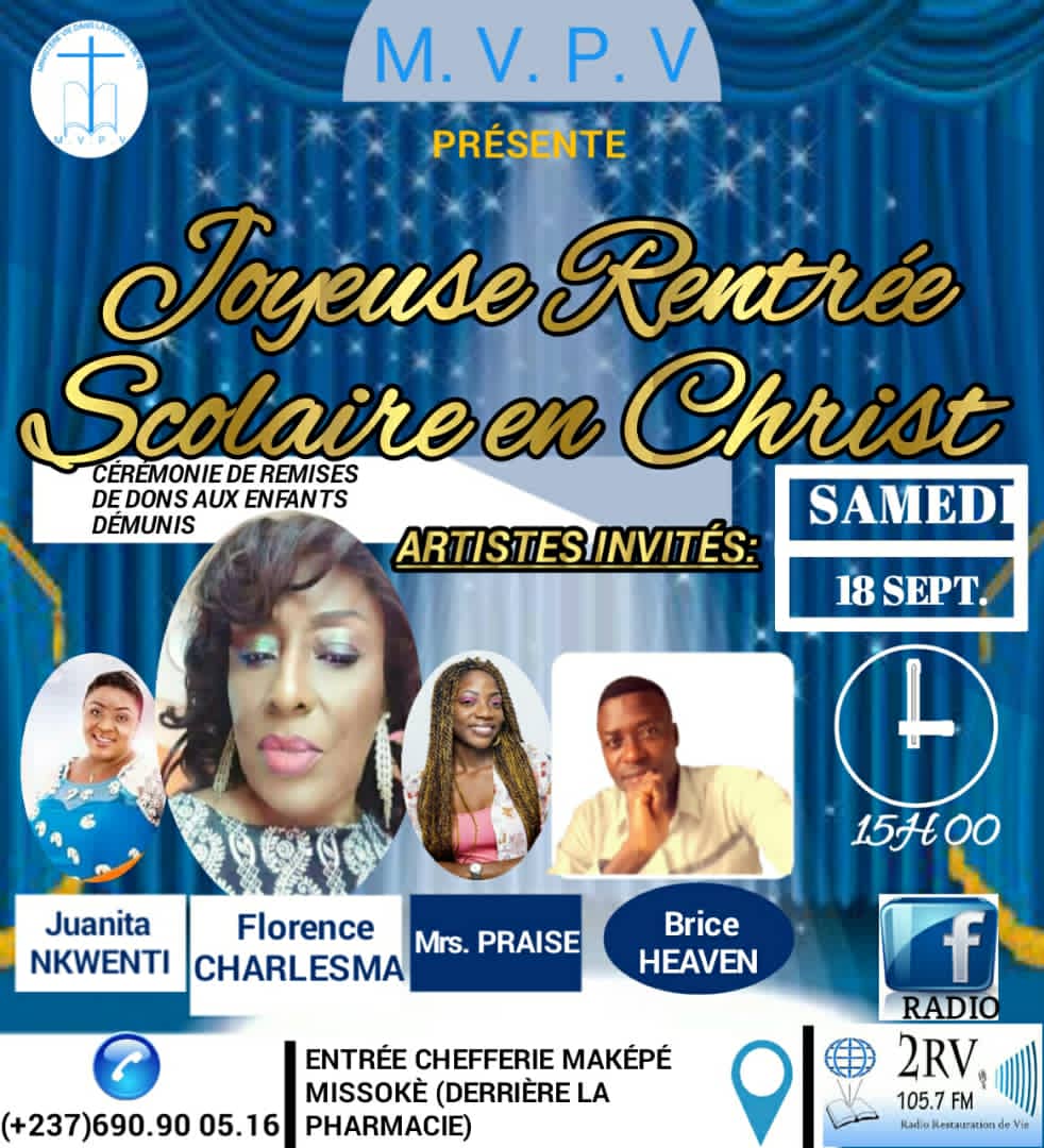 Joyeuse rentrée scolaire en Christ