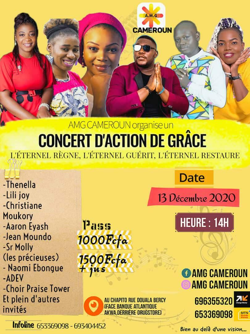 AMG Cameroun organise un concert d'action de gr&acirc;ce