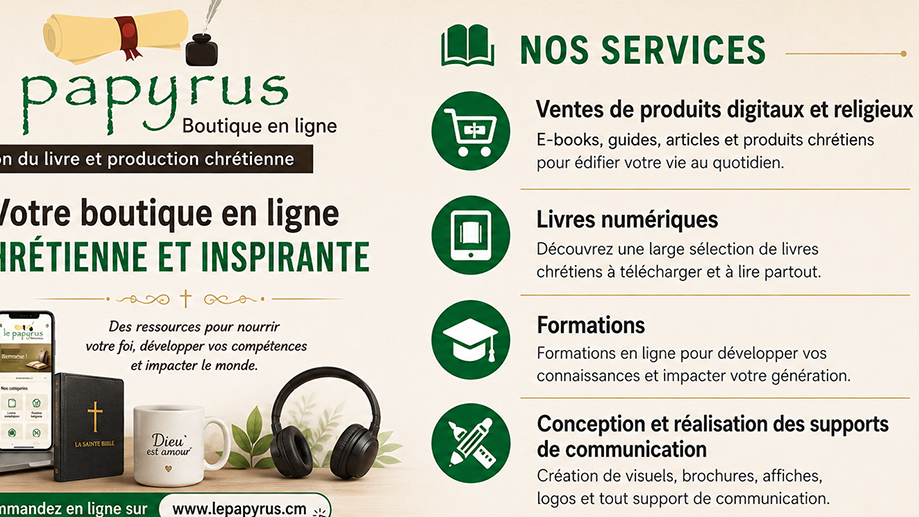 Edition chrétienne le papyrus